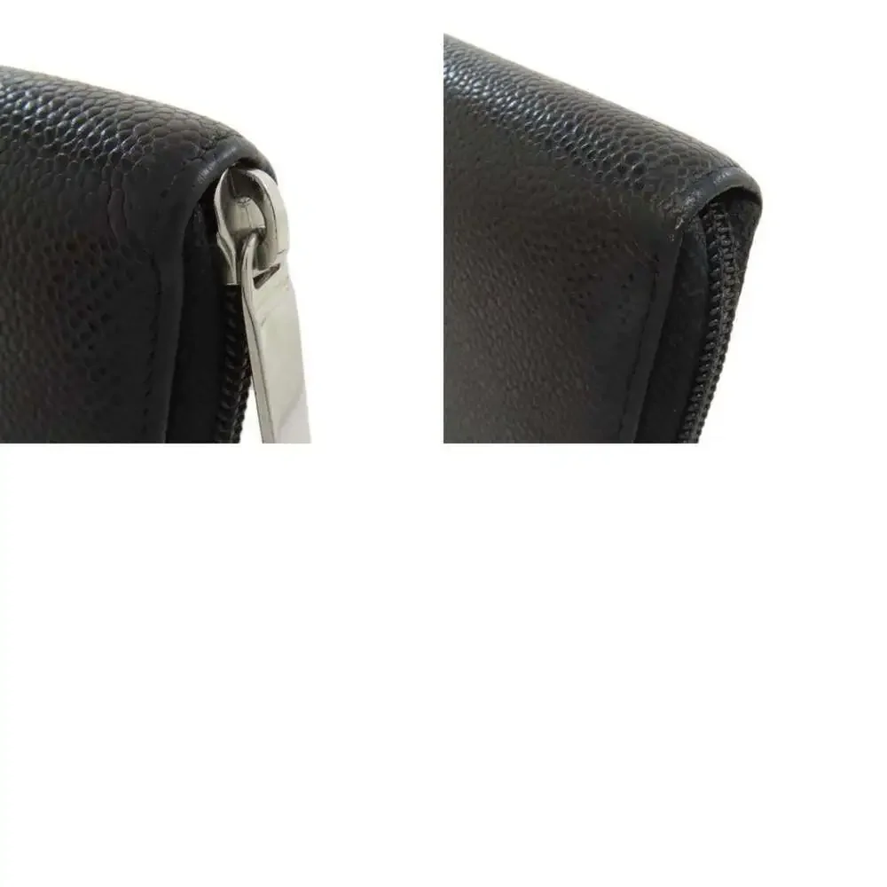CHANEL Black Logo Wallet